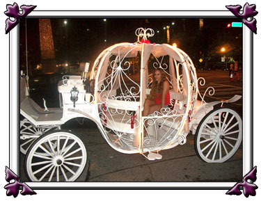 Fantasy Carriages Cinderella Carriage at night